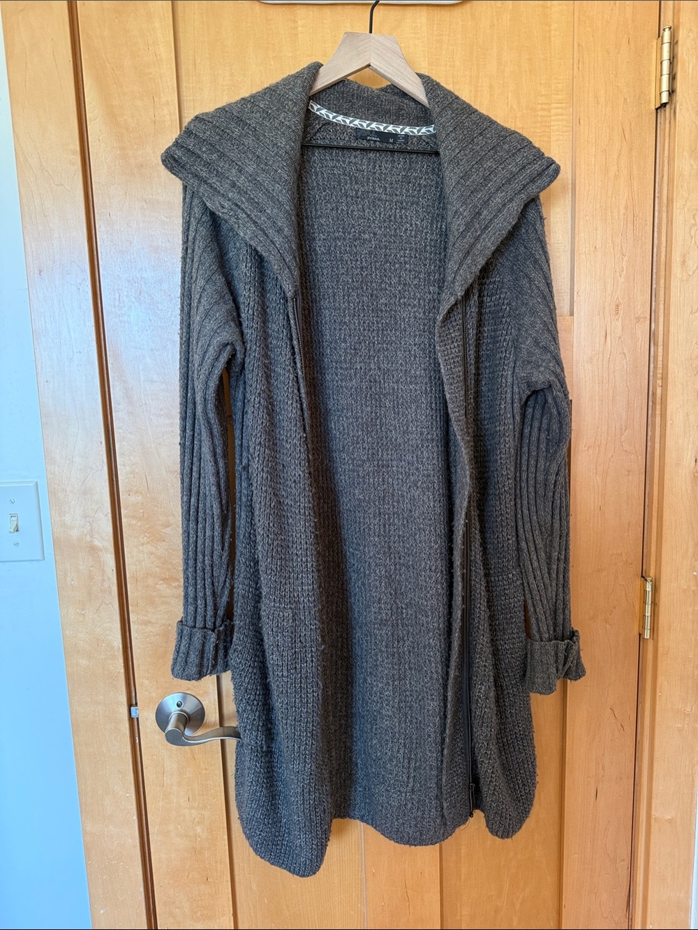 Prana Women's Open-Front Hooded Cardigan Sweater